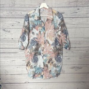 Rosemarine 100% Linen tunic top